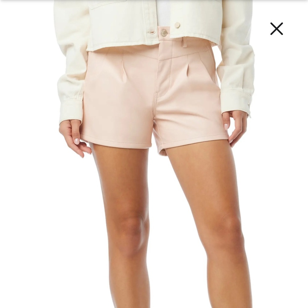 Hudson vegan leather shorts NWT